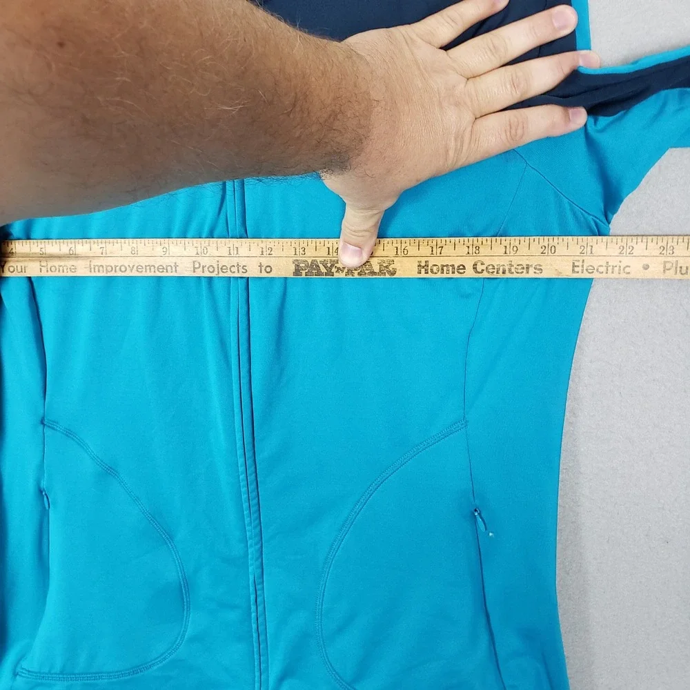 GAP Fit Size XL Zip Up  Performance Jacket Blue Two Tone Athletic Pickleball Gym
